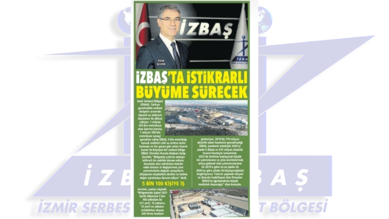 İzbaş - İZBAŞ’ta İstikrarlı Büyüme Sürecek