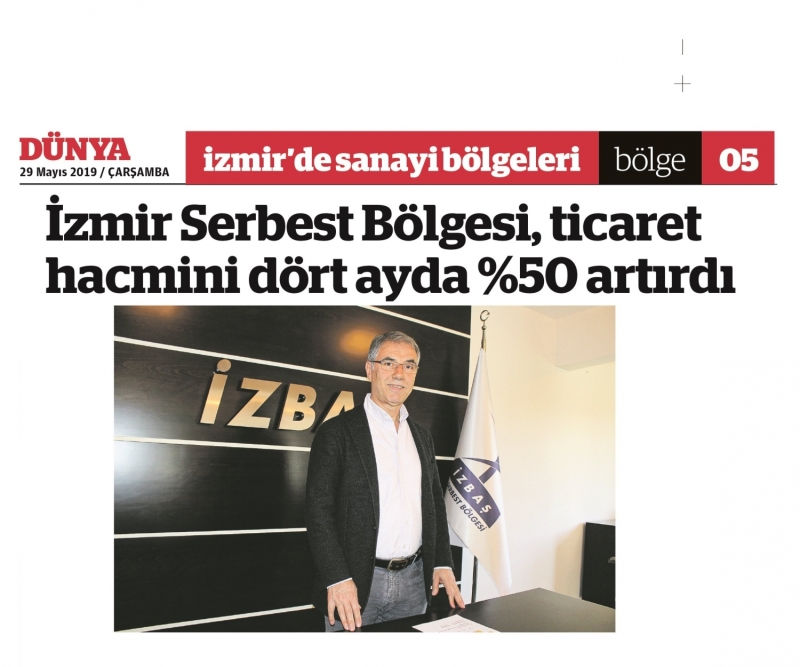 İzbaş - İlk Dört Ayda Bölgenin Ticaret Hacminde %50 Artış