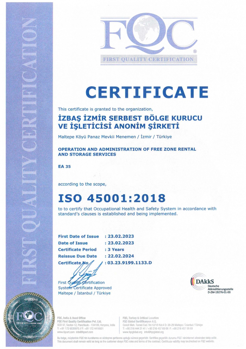 İzbaş - Сертификаты качества - Certificate - 3