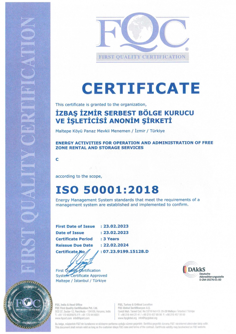İzbaş - Сертификаты качества - Certificate - 5