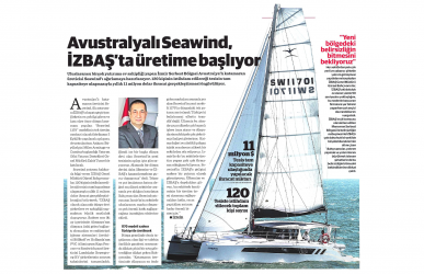 İzbaş - Новости в прессе - AUSTRALIAN CATAMARAN GIANT SEAWIND PRODUCTION STARTS IN İZBAŞ