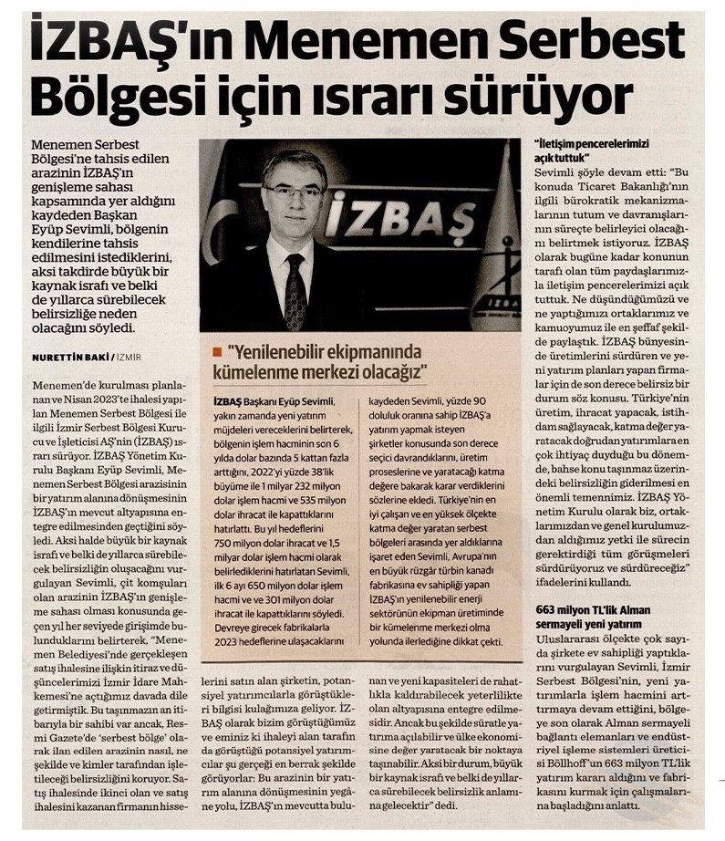 İzbaş - 27 Temmuz 2023 