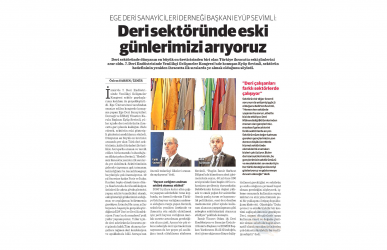 İzbaş - Press News - WE NEED 60 MILLION ANIMAL SKINS EVERY YEAR