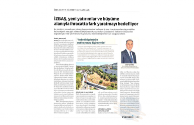 İzbaş | İZBAŞ to Create a Difference in Exports with New Investments and Expansion Plans