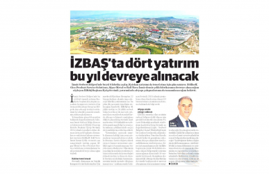 İzbaş - İZBAŞ'tan Haberler - İZBAŞ DÖRT DEV AÇILIŞA VE BİR TEMEL ATMAYA HAZIR!