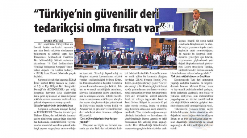 İzbaş - IZMIR HOSTS LEATHER INDUSTRY'S GLOBAL MEETING