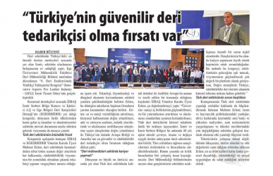 İzbaş - News From İZBAŞ - IZMIR HOSTS LEATHER INDUSTRY'S GLOBAL MEETING