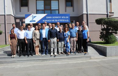 İzbaş - İZBAŞ'tan Haberler - SERBEST BÖLGE YÖNETİCİLERİNİ İZBAŞ’TA AĞIRLADIK